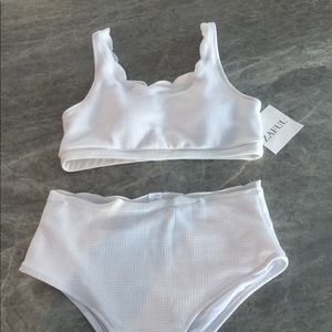 NWT White ZAFUL Bikini